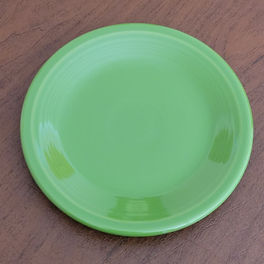 Vintage Fiesta ware Homer Laughlin Dessert Bread Salad Plate Plate 7.25" Green